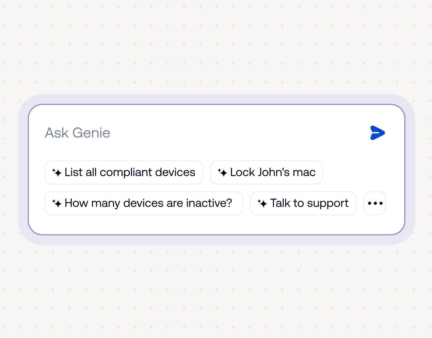 A video illustrating how Genie provides context-aware answers about user queries.