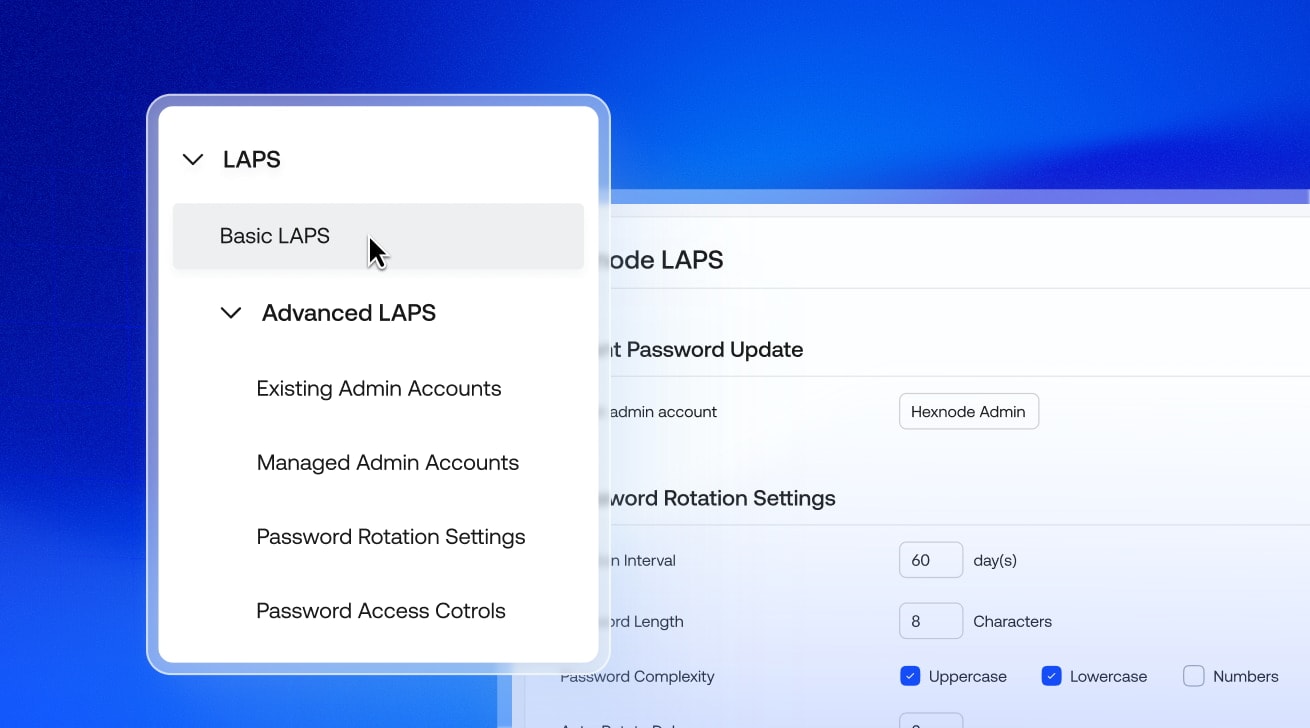 Hexnode LAPS for macOS